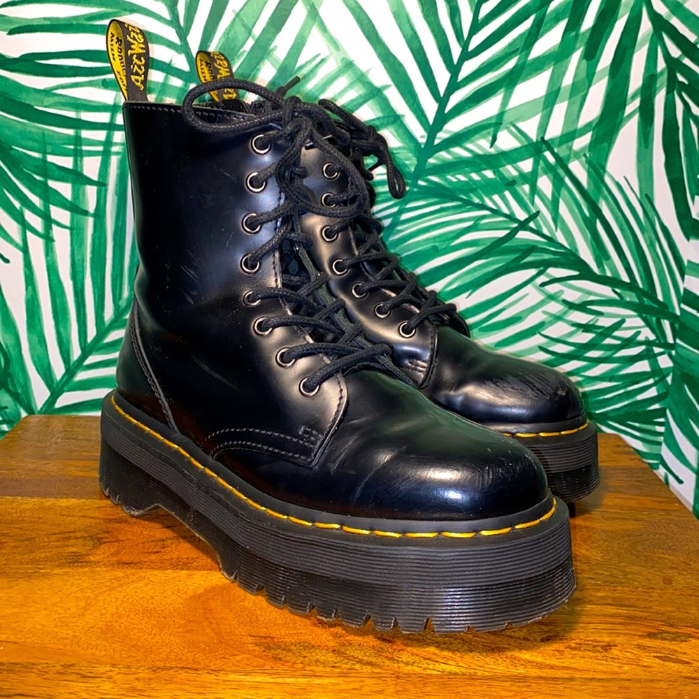 Dr. Martens Black Combat Boots